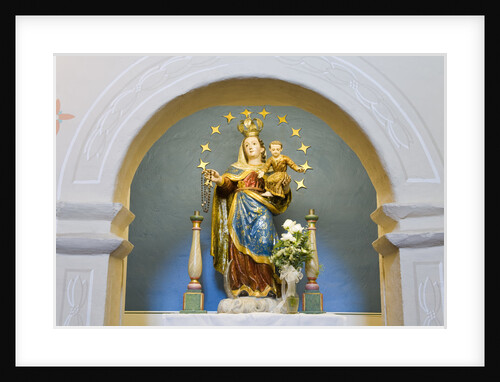 Statue in Mission Santa Ines by Anonymous