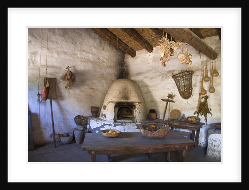 Kitchen in Mission La Purisima Concepcion by Anonymous