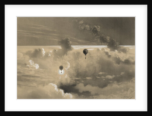 Drawing of Zenith balloon by Albert Tissandier
