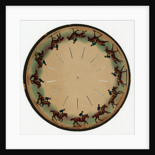 Zoopraxiscopeby with galloping horse by Eadweard Muybridge