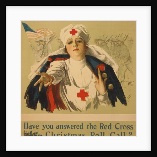 Have You Answered the Red Cross Christmas Roll Call? poster by Harrison Fisher