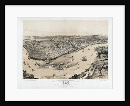 Birds' Eye View of New Orleans by Anonymous