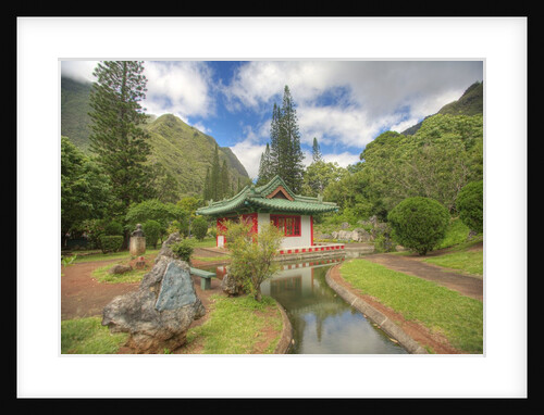 Japanese Garden at Kepaniwai Heritage Gardens on Maui by Anonymous