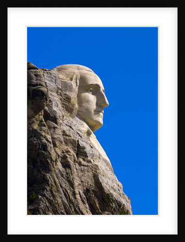 George Washington on Mount Rushmore Memorial by Gutzon Borglum