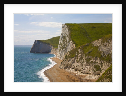 Cliffs above Lulworth Cove on Dorset's Jurassic Coast by Anonymous