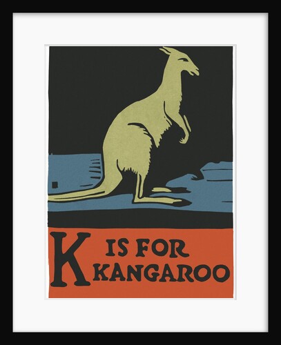 K is for kangaroo by Anonymous