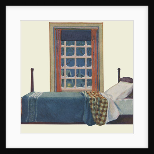 Bedroom in winter by Anonymous