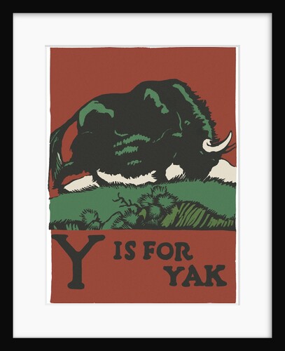 Y is for yak by Anonymous