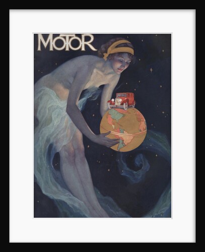 Woman with world in her hands by Anonymous