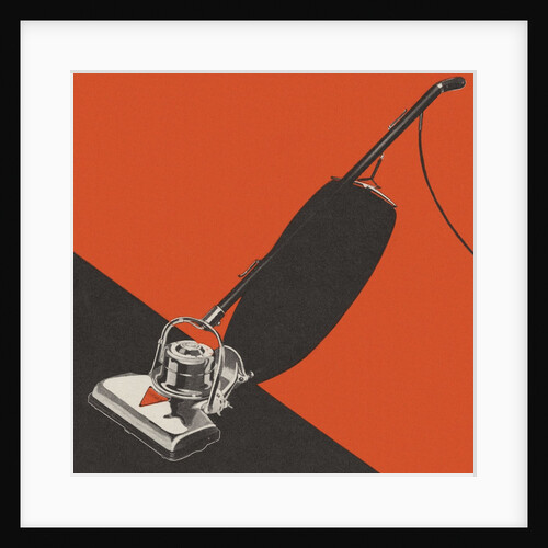 Vacuum cleaner in red room by Anonymous