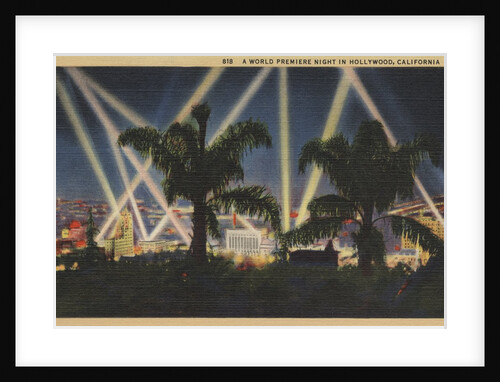 Hollywood postard by Anonymous