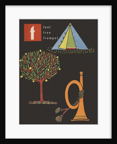 T is for tent tree trumpet by Anonymous