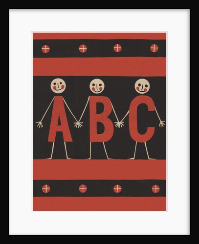 Personified letters A B C by Anonymous