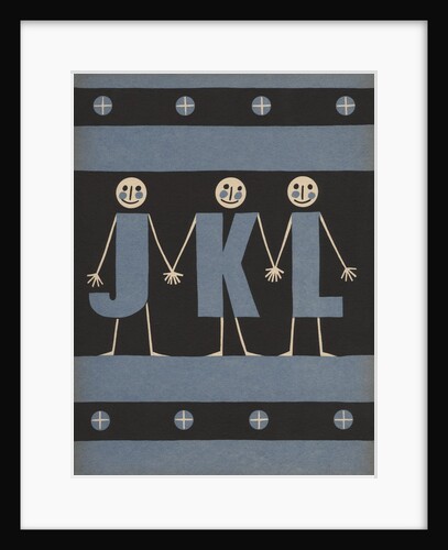 Personified letters J K L by Anonymous