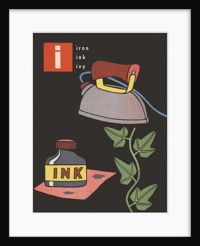 I is for iron ink ivy by Anonymous