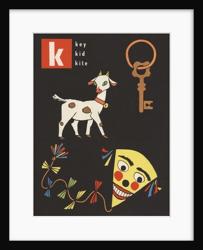 K is for key kid kite by Anonymous