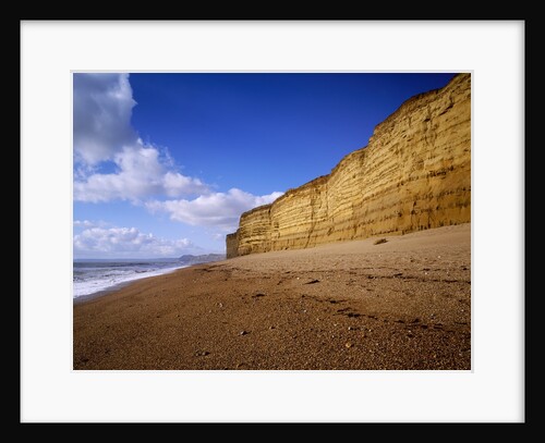 Burton Beach at Burton Bradstock on the Dorset Jurassic Coast by Anonymous