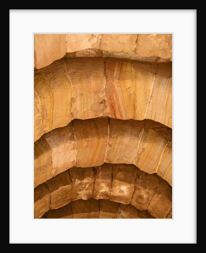 Roof arches in the Urn Tomb at Petra by Anonymous