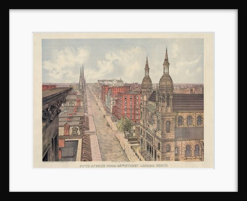 Fifth Avenue from 42nd Street, Looking North by Anonymous