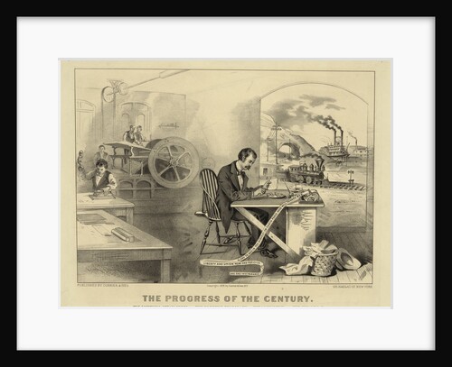 The Progress of the Century by Currier & Ives