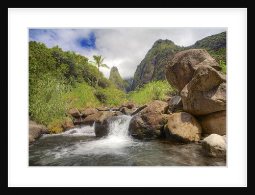 Iao Needle and Iao Stream in Iao Valley State Park on Maui by Anonymous