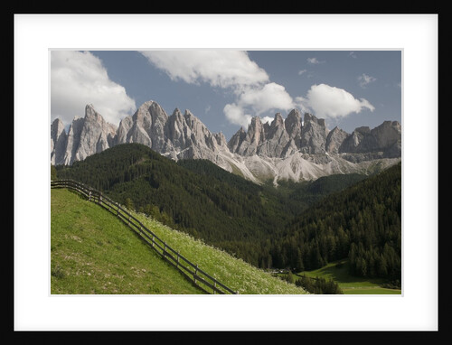 Odle Group in the Italian Dolomites by Anonymous