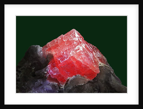 Rhodochrosite mineral from China's Wuton mine by Anonymous