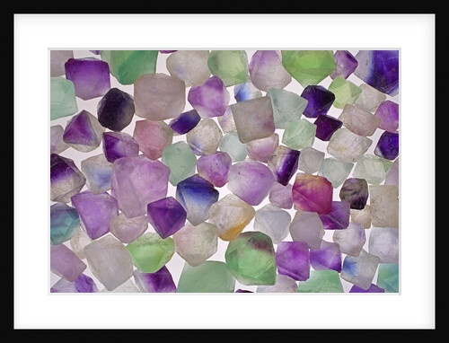 Fluorite minerals by Anonymous