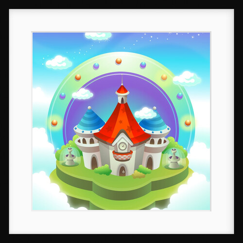 Dream house on a rock by Anonymous