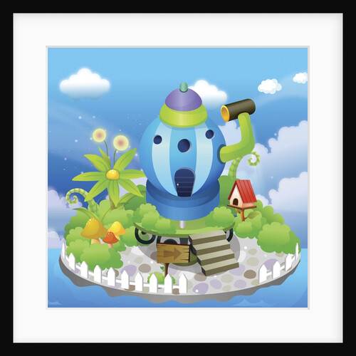 Building in a watering can shape by Anonymous