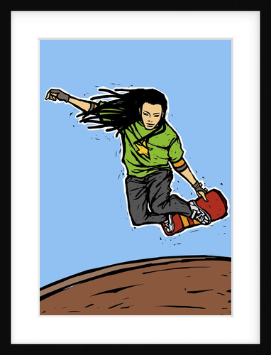 Low angle view of a man skateboarding by Anonymous