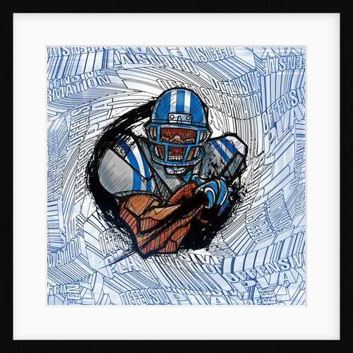 American football player by Anonymous