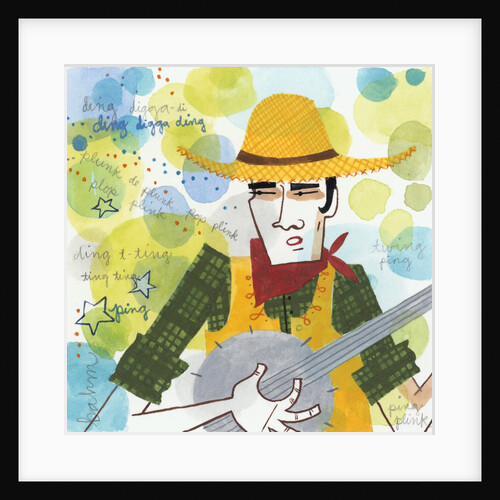 Banjo Player by Anonymous