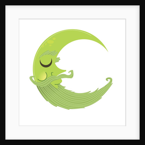 Moon Asleep by Anonymous