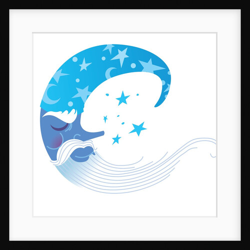 Wizard Moon Asleep by Anonymous