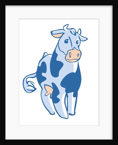 Cartoon Cow by Anonymous