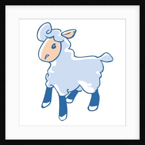 Cartoon Lamb by Anonymous