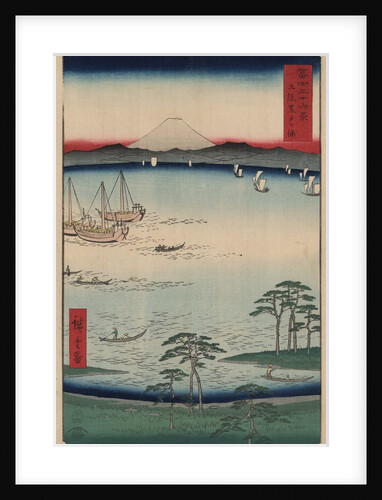 Kuroto no Ura in Kazusa Province by Ando Hiroshige
