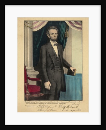 Three-quarter portrait of Abraham Lincoln by Anonymous