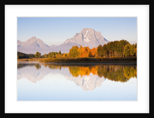 Sunrise on Snake River at Oxbow Bend by Anonymous