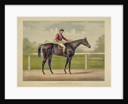 The Grand Racer Kingston by Spendthrift by Currier & Ives