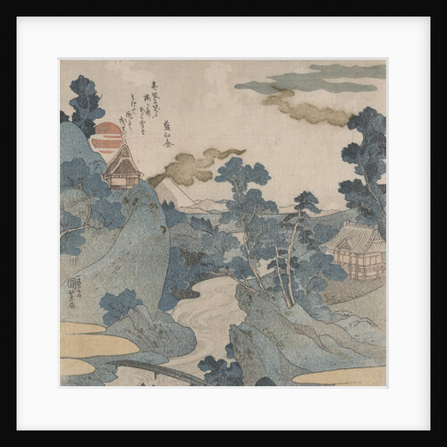 Fuji no yukei (An Evening View of Fuji) by Utagawa Kuniyoshi