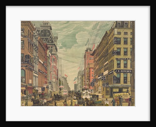 View of Broadway, New York City by Anonymous