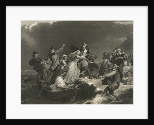 The Landing of the Pilgrims by Anonymous