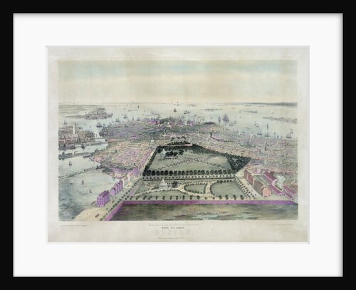 Bird's Eye View of Boston by Anonymous
