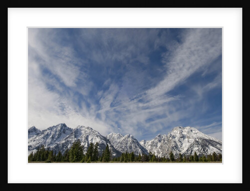 Mountains in Jackson, Wyoming by Anonymous