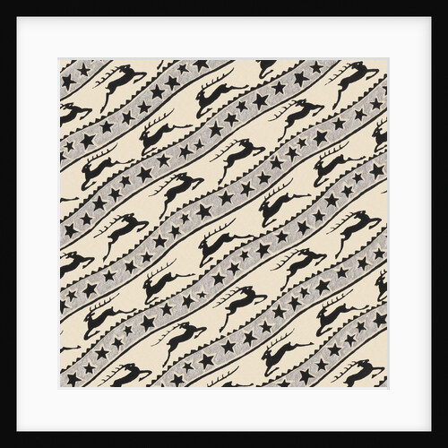 Reindeer pattern with stars by Anonymous