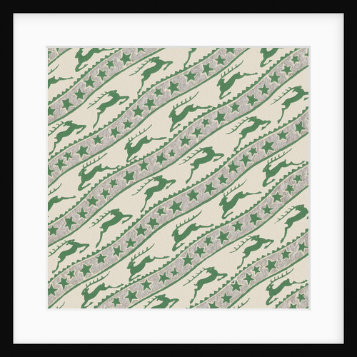 Reindeer pattern with stars by Anonymous