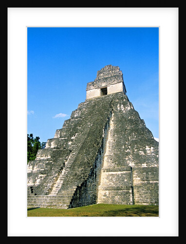 Temple I, The Great Plaza, Tikal National Park, Peten, Guatemala by Anonymous