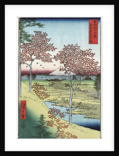 Sunset Hill, Meguro in the Eastern Capital by Ando Hiroshige